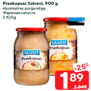 Allahindlus - Praekapsas Salvest, 900 g