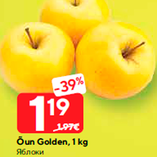 Allahindlus - Õun Golden, 1 kg