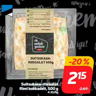 Allahindlus - Suitsukana-riisisalat Rimi kokkadelt, 500 g