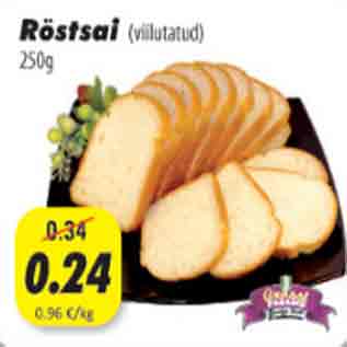 Allahindlus - Röstsai