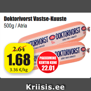 Allahindlus - Doktorivorst Vastse-Kuuste