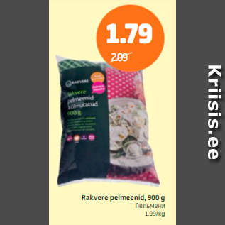 Allahindlus - Rakvere pelmeenid, 900 g