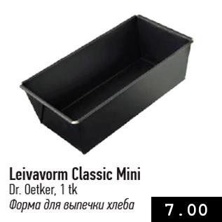 Allahindlus - Leivavorm Classic Mini