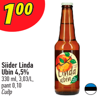 Allahindlus - Siider Linda Ubin 4,5%