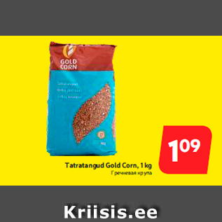 Allahindlus - Tatratangud Gold Corn, 1 kg
