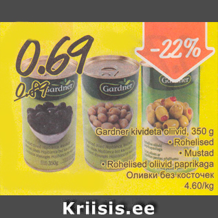 Скидка - Оливки без косточек