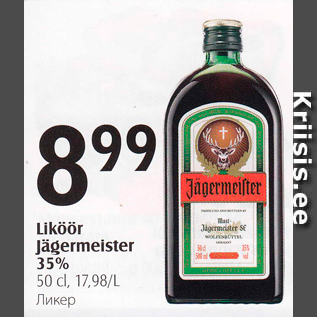 Allahindlus - Liköör Jägermeister