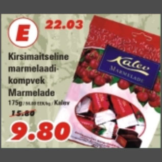 Allahindlus - Kirsimaitseline marmelaadikompvek Marmelade