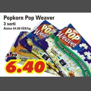 Allahindlus - Popkorn Pop Weaver