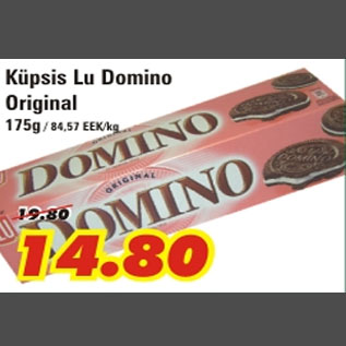 Allahindlus - Küpsis Lu Domino Original