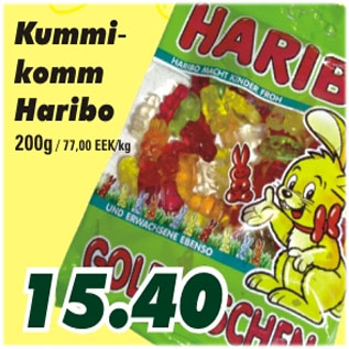 Allahindlus - Kummikomm Haribo