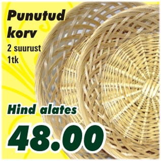 Allahindlus - Punutud korv