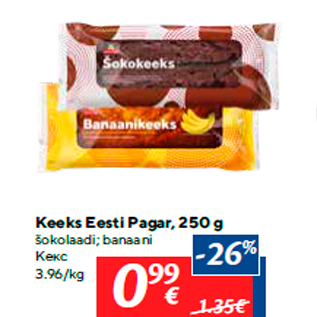 Allahindlus - Keeks Eesti Pagar, 250 g