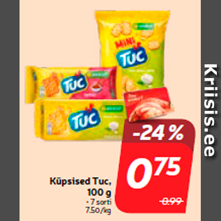 Скидка - Печенье Tuc, 100 г