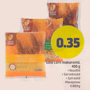 Allahindlus - Gold Corn makaronid, 400 g