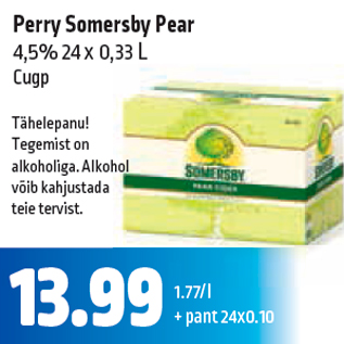 Allahindlus - Perry Somersby Pear