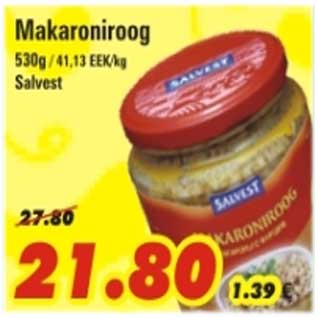 Скидка - Блюдо из макарон