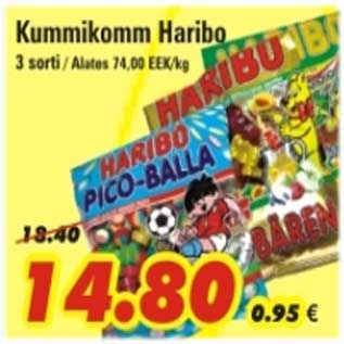 Allahindlus - Kummikomm Haribo