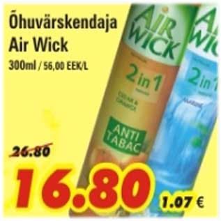 Allahindlus - Õhuvärskendaja Air Wick