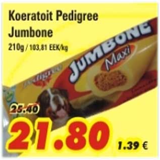 Allahindlus - Koeratoit Pedigree Jumbone