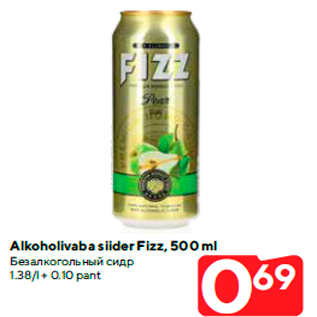 Allahindlus - Alkoholivaba siider Fizz, 500 ml