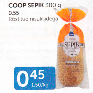 Allahindlus - COOP SEPIK 300 G