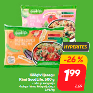 Allahindlus - Köögiviljasegu Rimi GoodLife, 500 g