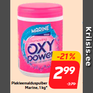 Allahindlus - Plekieemalduspulber Marine, 1 kg*