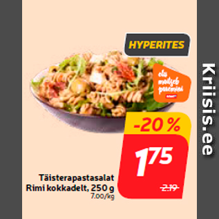 Allahindlus - Täisterapastasalat Rimi kokkadelt, 250 g