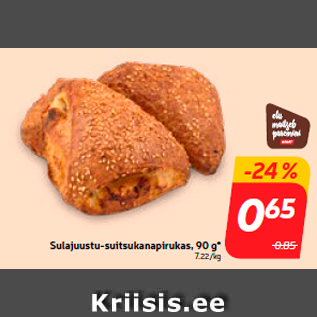 Allahindlus - Sulajuustu-suitsukanapirukas, 90 g*