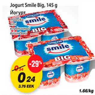 Allahindlus - Jogurt Smile Big