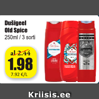 Allahindlus - Dušigeel Old Spice