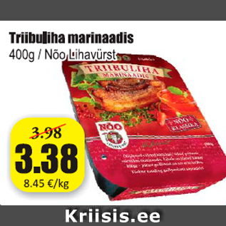 Allahindlus - Triibuliha marinaadis