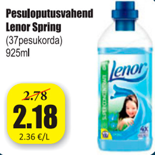 Allahindlus - Pesuloputusvahend Lenor Spring