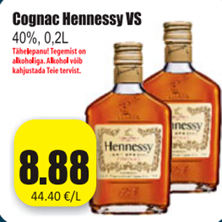 Allahindlus - Cognac Hennessy VS