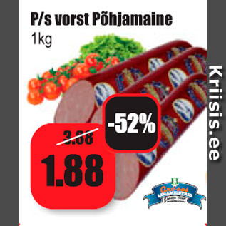 Allahindlus - P/s vorst Põhjamaine 1 kg