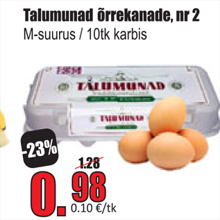 Allahindlus - Talumunad õrrekanade, nr 2