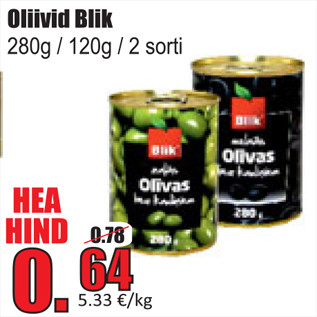 Allahindlus - Oliivid Blik