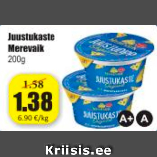 Allahindlus - Juustukaste Merevaik 200 g