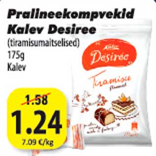 Скидка - Конфета на основе пралине Kalev Desiree