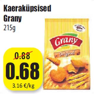 Allahindlus - Kaeraküpsised Grany 215g