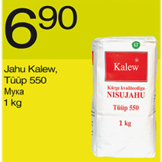 Allahindlus - Jahu Kalew, Tüüp 550, 1 kg