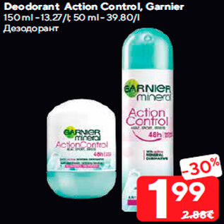 Allahindlus - Deodorant Action Control, Garnier