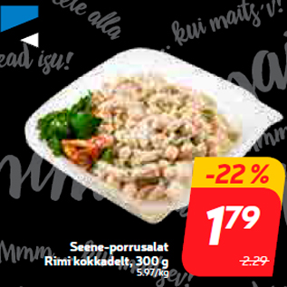 Allahindlus - Seene-porrusalat Rimi kokkadelt, 300 g