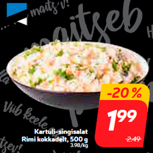 Allahindlus - Kartuli-singisalat Rimi kokkadelt, 500 g