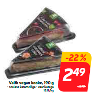 Allahindlus - Valik vegan kooke, 190 g