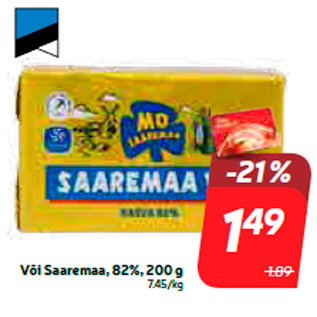 Allahindlus - Või Saaremaa, 82%, 200 g