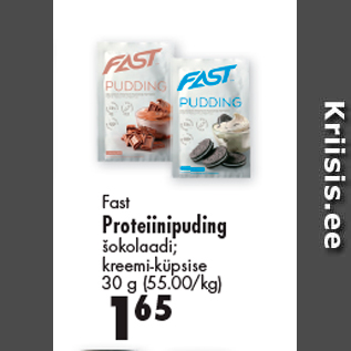 Allahindlus - Fast Proteiinipuding