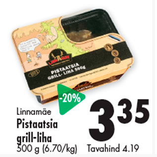 Allahindlus - Linnamäe Pistaatsia grill-liha