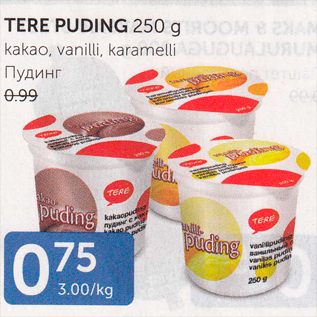 Allahindlus - TERE PUDING 250 G